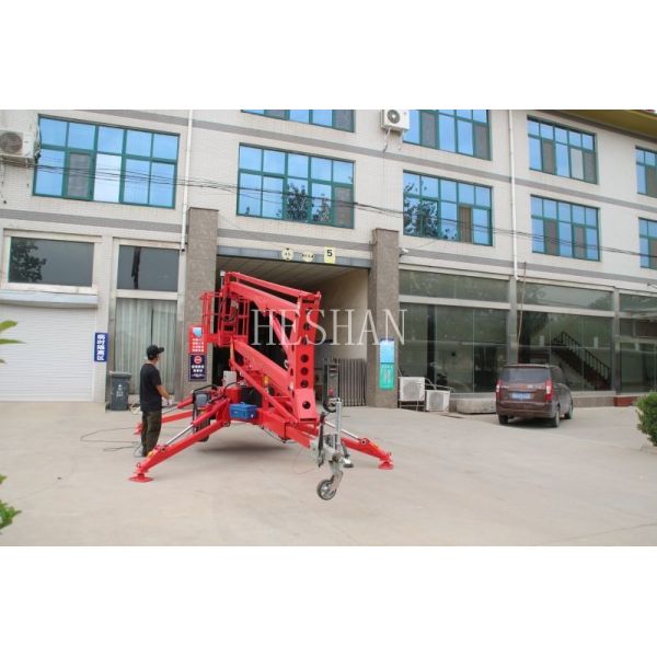 16m 200kg Hydraulic Towable Boom Lift Articulated Trailer Mounted Scissor Lift