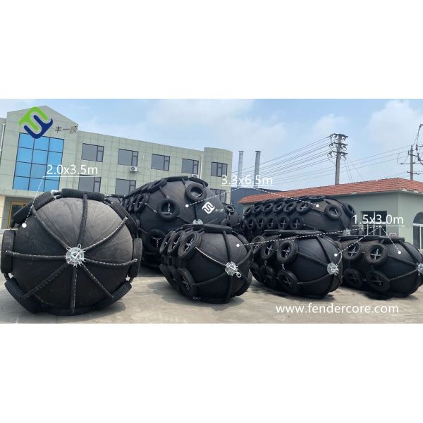 Marine Rubber Tube Pneumatic Rubber Fender Used For STS Or STD
