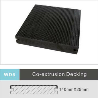 Buy Pvc Terrace Co-Extrusion Plastic Decking Boards Waterproof With Groove at wholesale prices