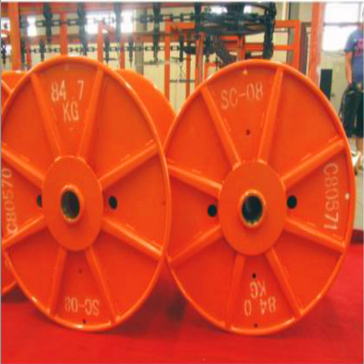 Pressed Steel Bobbin Wire Cable Accessories Dimension Either According To Customer Specification