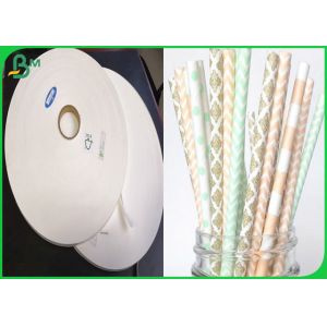 Flexible Biodegradable Natural 60gsm 120gsm Straw Paper For Disposable Straws