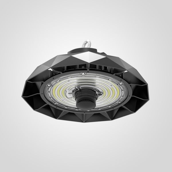 LED High Bay Light with Loop Hanging Bracket Mounting and 60°/90°/120° Beam