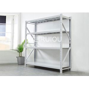 Manufacturing Plant Light Duty Steel Shelving 200kg Per Layer Powder Coated