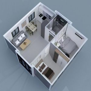 Removable 20ft Expandable Container House For Family Living House