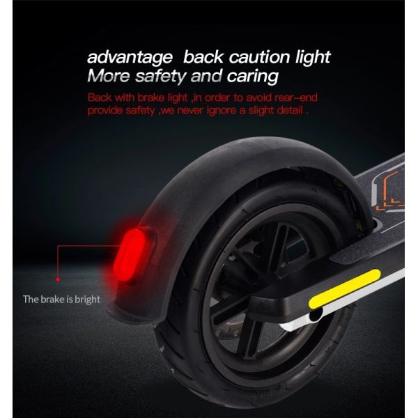 Portable Adult Electric E Scooter 36V 7.5Ah 8.5 Inch Double Wheels Load 100KG