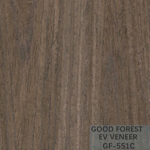 Engineered Wood Veneer EV Veneer Black Walnut Crown Cut Natural