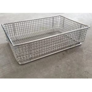 Container Sus304 Bathroom Small Stainless Steel Wire Baskets Space Saver