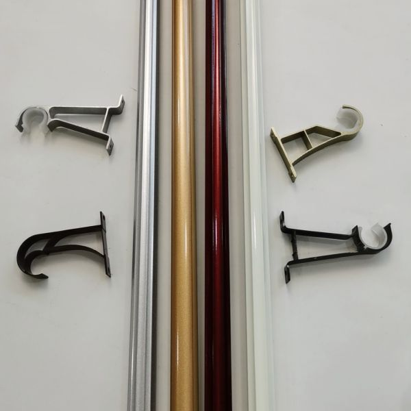 Buy SGS 22mm Gold 0.4mm Galvanized Pipe Curtain Rod at wholesale prices
