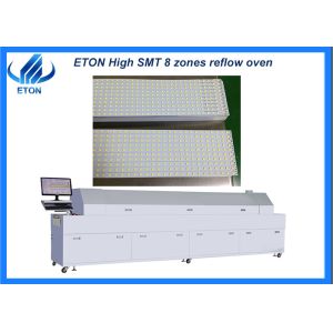 Quality Low Noise 8 Zones Heating Sufficient Hot Air Flow SMT Reflow Oven for sale