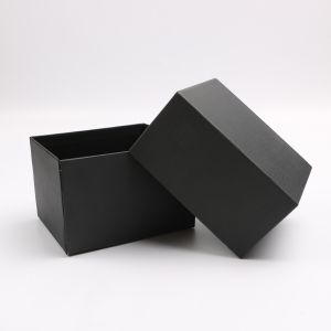 Custom Black Rigid Paper Packaging Box for Jewelry Electronic Cosmetics Gift