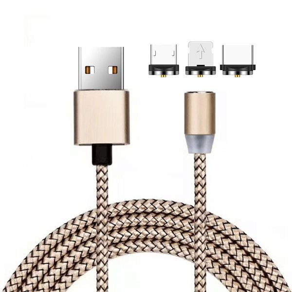 Buy Stable  1M 2M LED Micro Type C Magnetic Cable , Magnetic Usb Charging Cable at wholesale prices