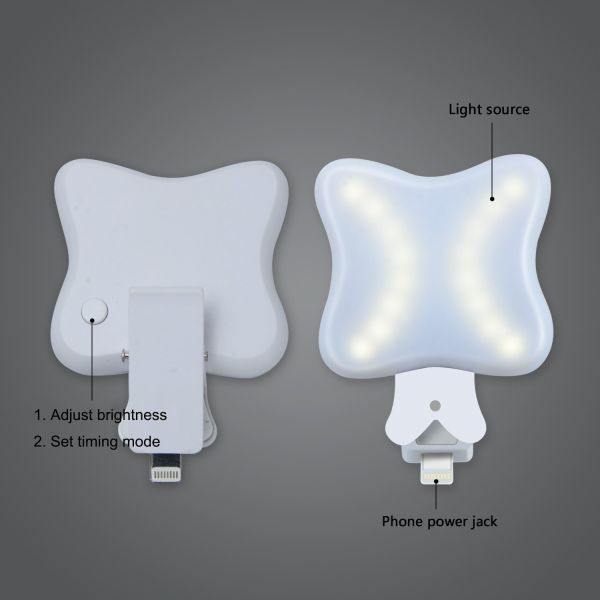 NEW Design 3 IN1 Selfie Flash + Mobile Charging + Night Light GK-LD05