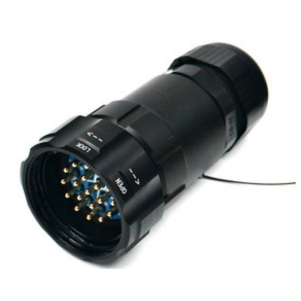 19-Core Male Female Aviation Plug Gold-Plated Copper 20A 19 Pin Socapex Connector for Stage Lighting Waterproof Connector