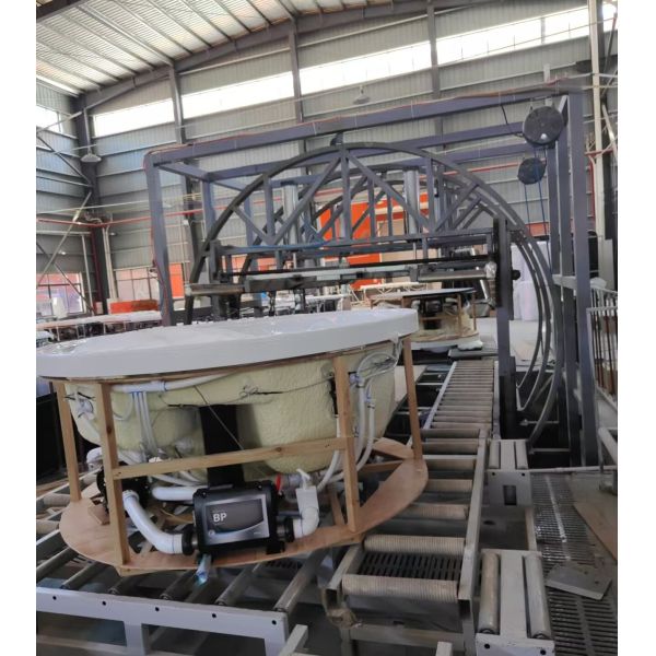 Buy Freestanding 5-6 Person Hydrotherapy Soaking Hottub 2-Level Step at wholesale prices