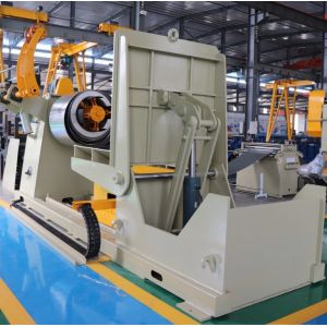 Automatic punching and cut to length production line