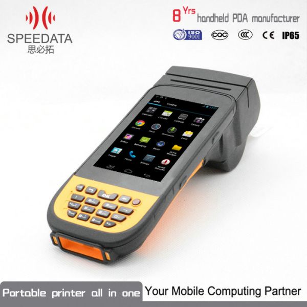 Buy Android Handheld PDA Industrial With Mobile Fingerprint Scanner Data Collection at wholesale prices