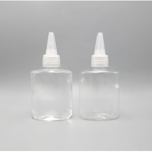 Quality Vape Oil Clear 50ML Twist Top Plastic Squeeze Bottles for sale