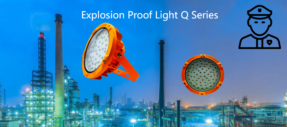 IP66 High Impact Resistance 5years Warranty Explosion Proof Light With Atex Certifie For Industrial Fielddd
