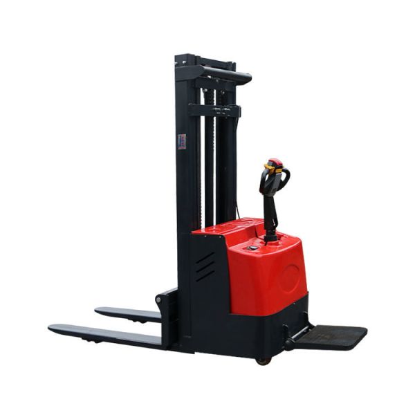 Buy 2 Cyclinder Electric Pallet Stacker Walkie Lift Battery Powered 1600mm at wholesale prices