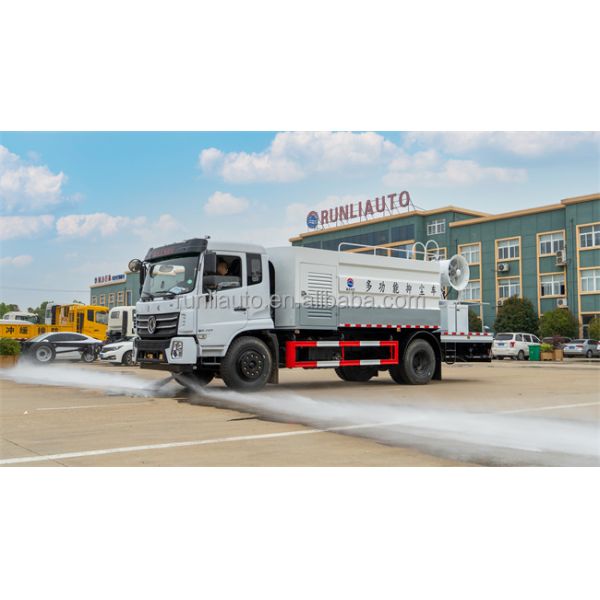 New Supply 4x2 12ton Dongfeng 12000litre Water Truck With High Pressure Washer Gun