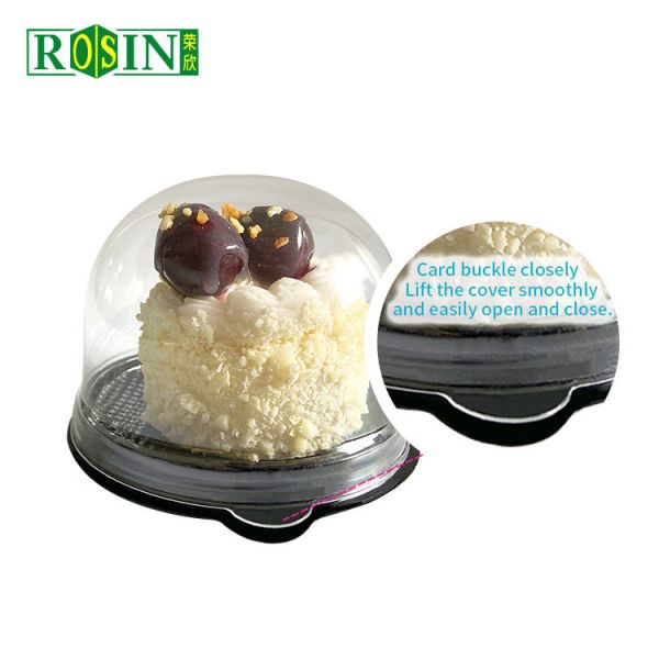 Round Disposable Cake Container Water Resistant For Birthday Parties
