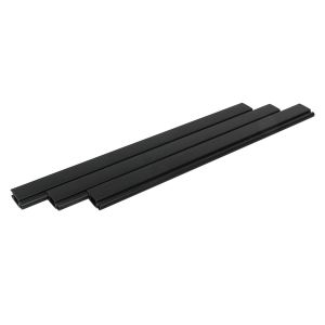 Black Shuttr Roller PVC Trim Strip Wall Profile