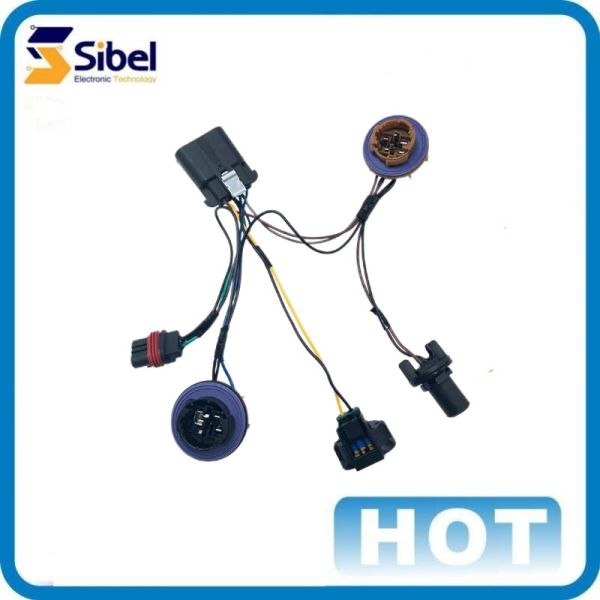 Custom-made automotive electric cable assembly wiring harness of electric vehicle