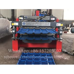 Yaskawa Tile Sheet Roll Forming Machine Steel Foot Sheet Maker 0.3-0.8Mm 2-4M