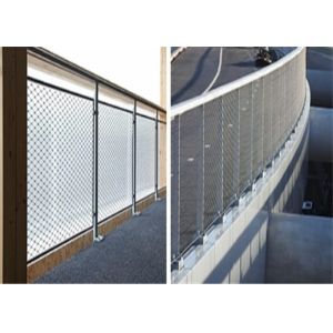 Flexible Stainless Steel Rope Mesh Netting As Railing Balustrade Custom Length