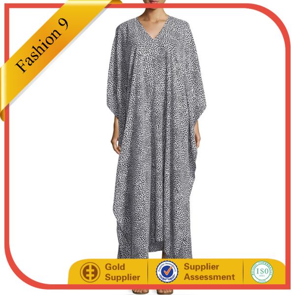 Buy Animal-Print Chiffon Caftan at wholesale prices