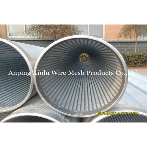 Water Well V Wire Screen Pipe AISI 304 Collapse 100 Bar