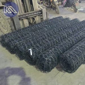 2X1X1m Wire Mesh Gabion Wall Cages Galvanized Stone Retaining Wall In Venezuela