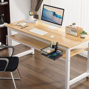 Plating Under Desk Storage Drawer Clamp-on Swivel 360 Degree Rotation Hidden