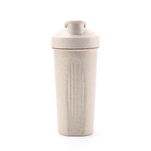 600ml Sports Environmental Protection Material Wheat Shaker Bottles Protien