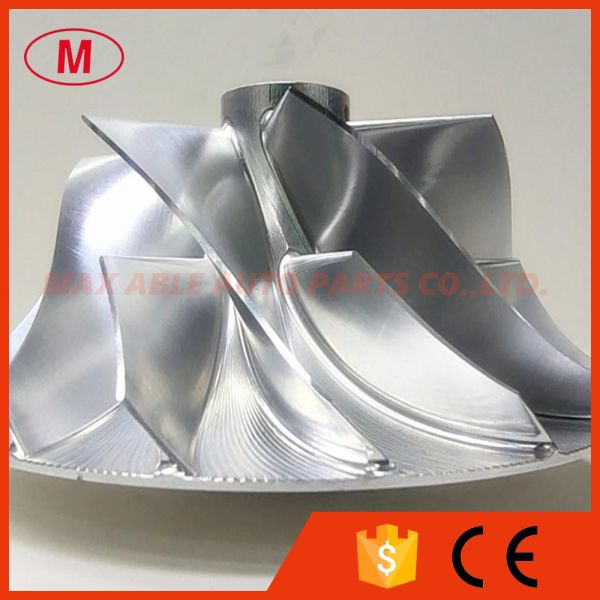 HE451VE/HE400VG 3779401 7+7blades 66.95/93.00mm LEP style turbo milling/aluminum 2618/billet compressor wheel for 3798515RX, 5448260RX, 5459711,