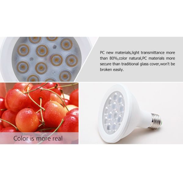 12W Ra90 E27 high CRI LED par light wholesale