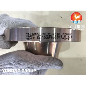 B151 C70600 1¼ Inch SCH40 Class150 Weldneck Copper Nickel Flanges ASME B16.5