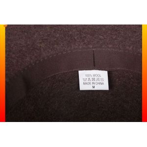 T8981177 Sun Accessory customized fashion winner 100% wool felt fedora hats,