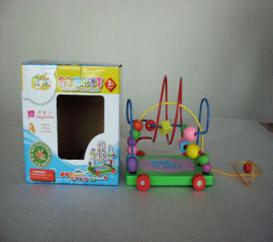 Quality Custom Cheap Tractor Intelligence Beads Superba Wooden Puzzle Toys for Practical Ability for sale