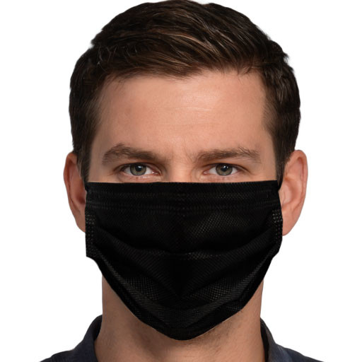 Buy Black earloop Disposable Protective Face Mask 50pcs/box  Anti Pollution at wholesale prices