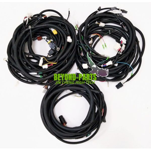 Kato HD820-3 Excavator Spare Parts Chassis Internal Cabin Solenoid Valve Monitor Wire Harness