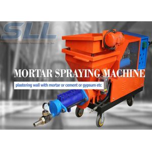 Small agitator noise diesel transport engine plastering machine