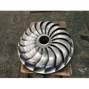 High Speed SS Turgo Water Wheel High Strength Long Lifespan 1.1m