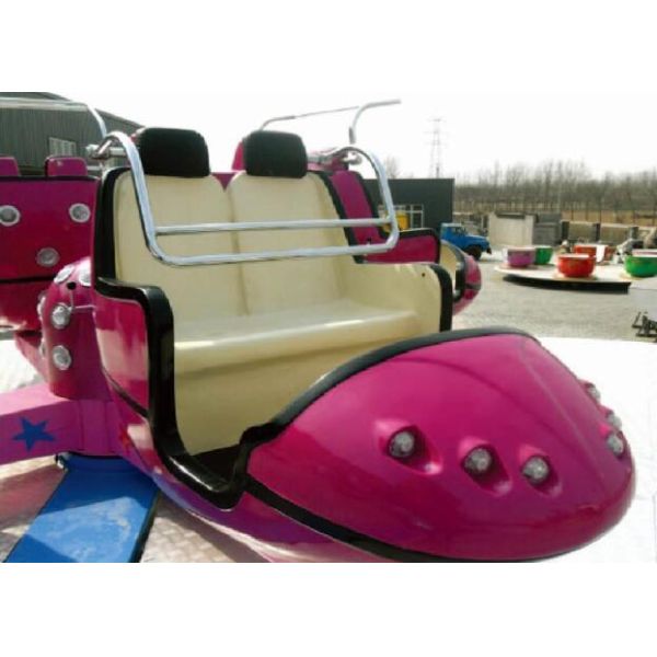 Custom Amusement Park Thrill Rides , 360 Degree Crazy Dance Ride