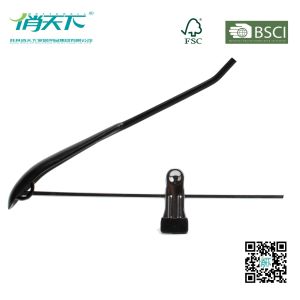 Betterall Superior Black PVC Metal Hanger with Non-slip Clips