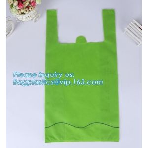 Factory recyclable laminated non woven bag big size shopping with heat transfer