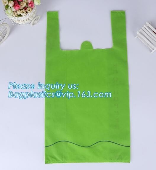 Factory recyclable laminated non woven bag big size shopping with heat transfer