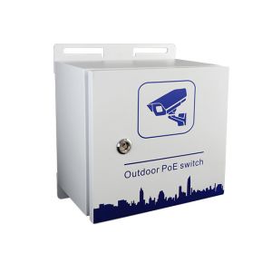 Quality Customized Pole Mounted Network Switch Cabinet EB2042PG Outdoor Smart Surveillance Box for sale