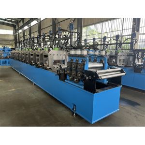 5T Hydraulic Decoiler Solar C Purlin Roll Forming Machine With 10 Stations