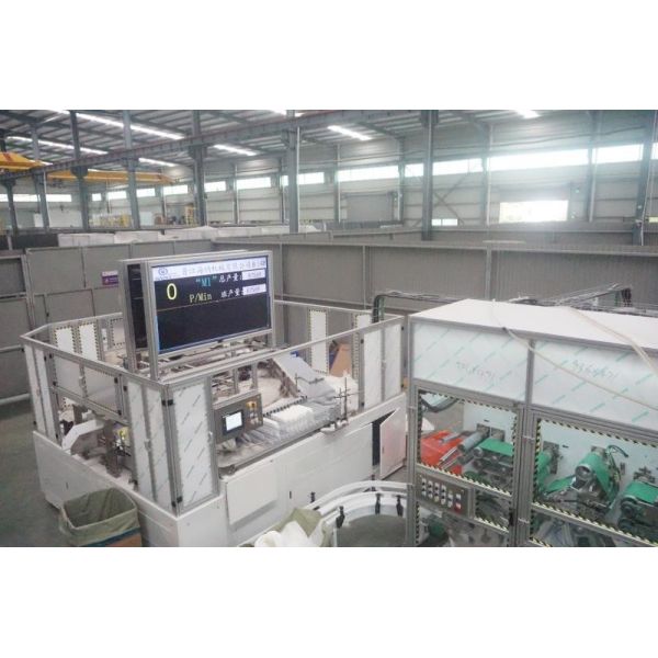 Buy HMI Touch Screen 800*650mm Adult Diaper Making Machine at wholesale prices